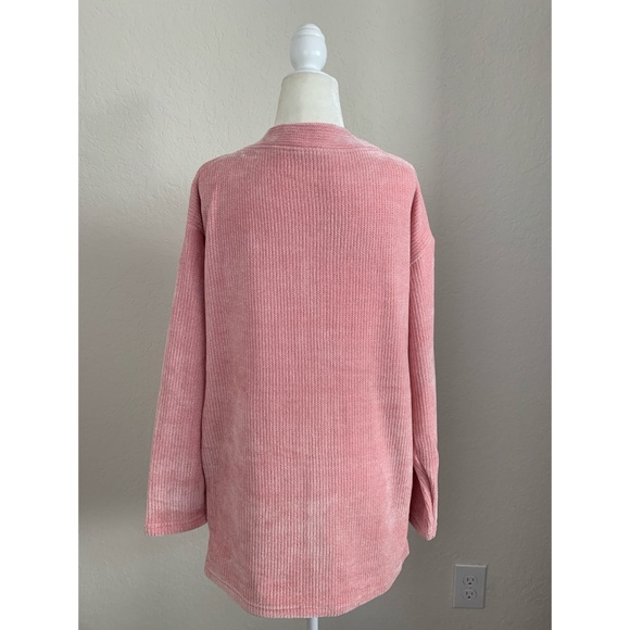 ASOS Design Pink Chenille Open Cardigan Sweater - Picture 6 of 7